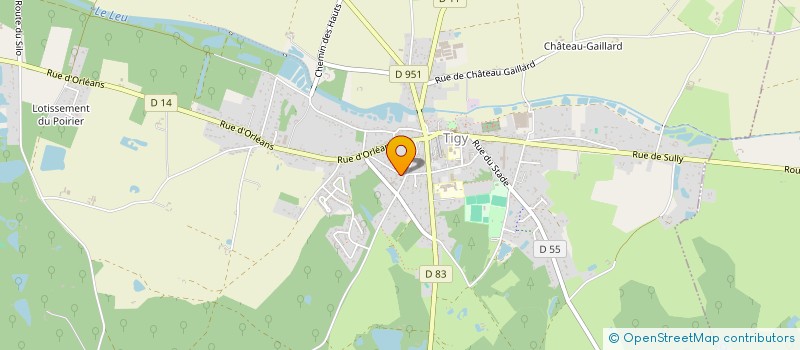 localisation de l'entreprise MONSIEUR CHRISTIAN BOUFFETEAU à VIENNE-EN-VAL