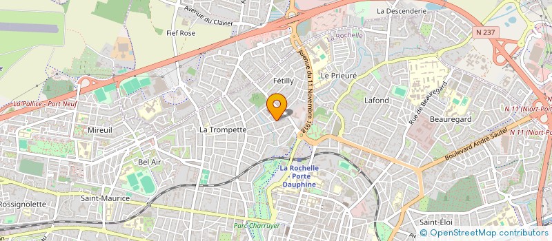 localisation de l'entreprise MONSIEUR CHRISTIAN BOUILLARD à LA ROCHELLE