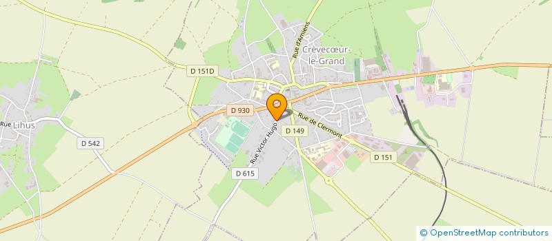 localisation de l'entreprise MONSIEUR CHRISTIAN BOUILLAUX à CREVECŒUR-LE-GRAND