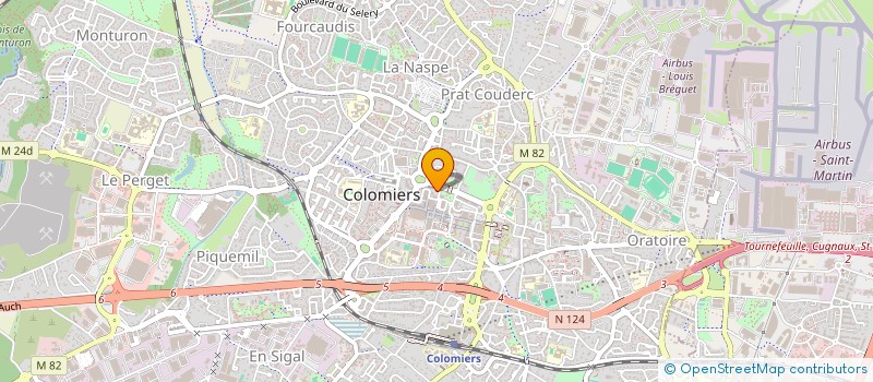 localisation de l'entreprise MONSIEUR CHRISTIAN BOUISSOU à COLOMIERS
