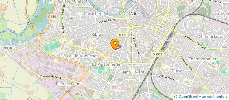 localisation de l'entreprise MONSIEUR CHRISTIAN BOULAIS à NIORT