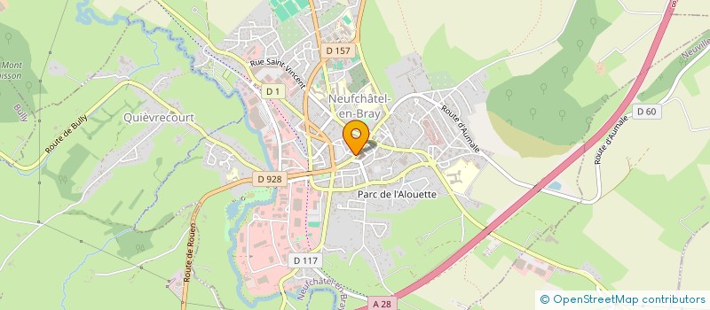 localisation de l'entreprise MONSIEUR CHRISTIAN BOULANGER  NEUFCHATEL-EN-BRAY