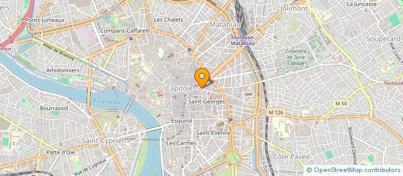 localisation de l'entreprise MONSIEUR CHRISTIAN BOULANGER à TOULOUSE