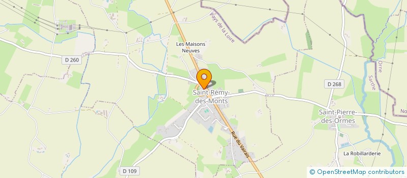 localisation de l'entreprise MONSIEUR CHRISTIAN BOULAY  SAINT-REMY-DES-MONTS