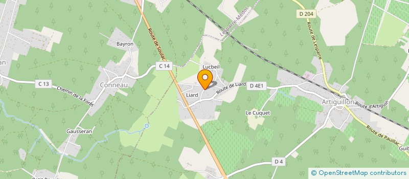 localisation de l'entreprise MONSIEUR CHRISTIAN BOULERIS  SAINT-GERMAIN-D'ESTEUIL