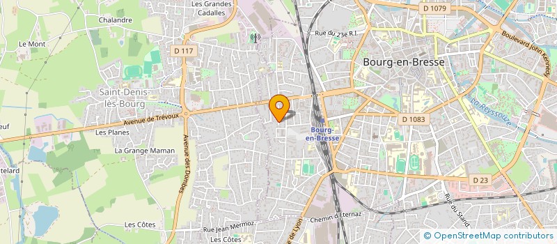 localisation de l'entreprise MONSIEUR CHRISTIAN BOULET à BOURG-EN-BRESSE