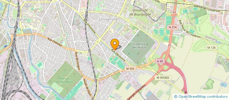 localisation de l'entreprise MONSIEUR CHRISTIAN BOUQUIN à DIJON
