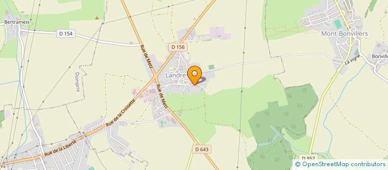 localisation de l'entreprise MONSIEUR CHRISTIAN BOURCELOT  LANDRES