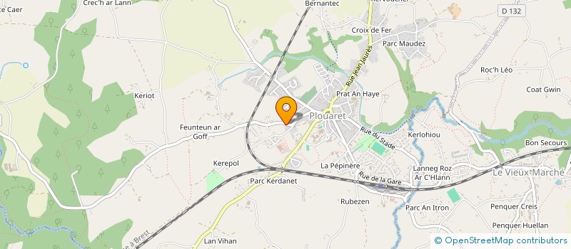 localisation de l'entreprise MONSIEUR CHRISTIAN BOURDOULOUS à PLOUARET