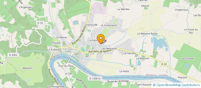 localisation de l'entreprise MONSIEUR CHRISTIAN BOURGADE à GINESTET