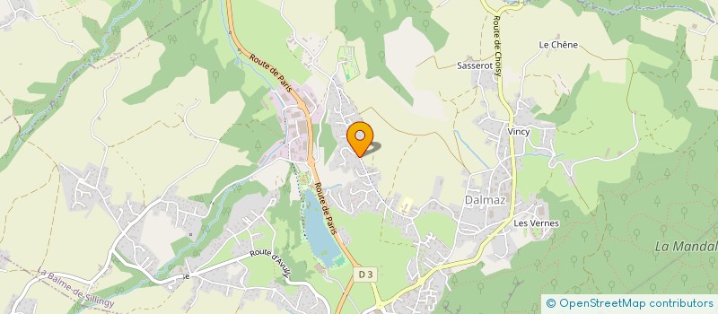 localisation de l'entreprise MONSIEUR CHRISTIAN BOUVIER  LA BALME-DE-SILLINGY