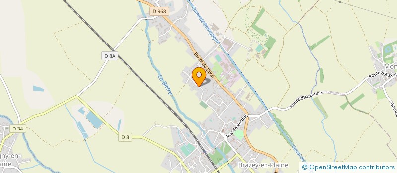 localisation de l'entreprise MONSIEUR CHRISTIAN BOUVRET  BRAZEY-EN-PLAINE