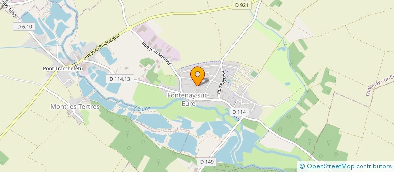 localisation de l'entreprise MONSIEUR CHRISTIAN BOUYER à FONTENAY-SUR-EURE