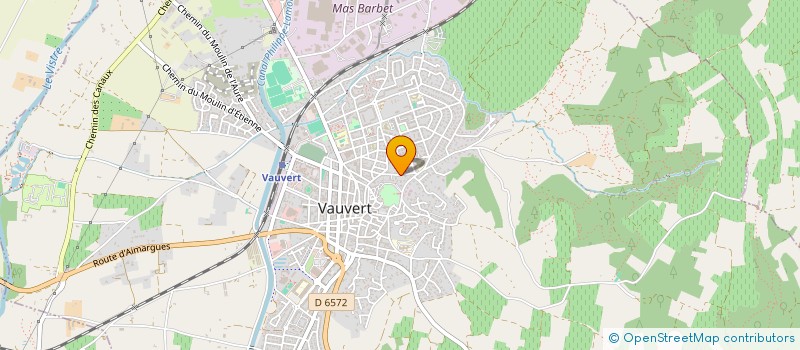 localisation de l'entreprise MONSIEUR CHRISTIAN BOUZANQUET à VAUVERT