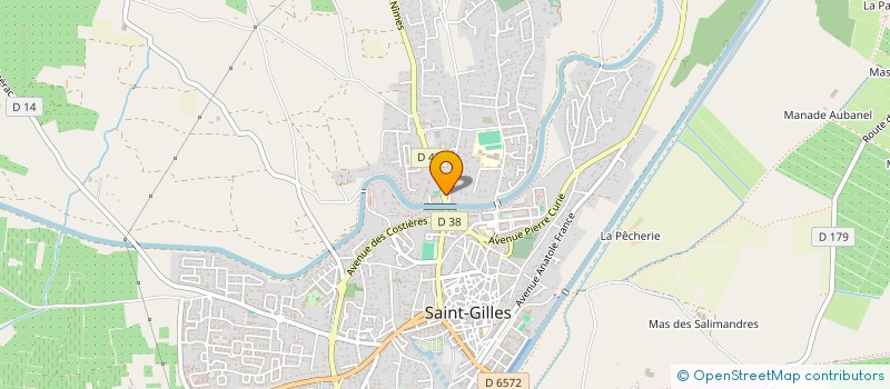 localisation de l'entreprise MONSIEUR CHRISTIAN BOYER  SAINT-GILLES