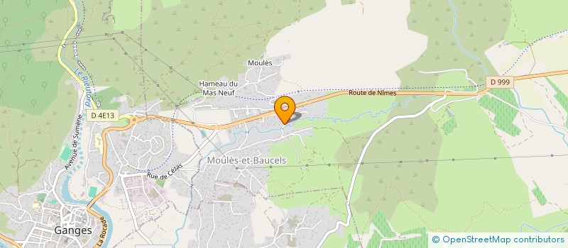 localisation de l'entreprise MONSIEUR CHRISTIAN BOYER  MOULES-ET-BAUCELS