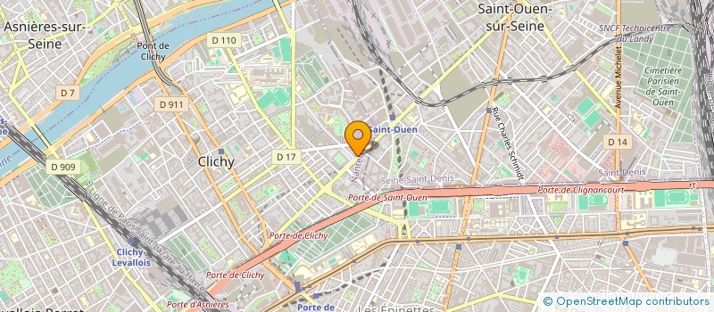 localisation de l'entreprise MONSIEUR CHRISTIAN BOYER à CLICHY