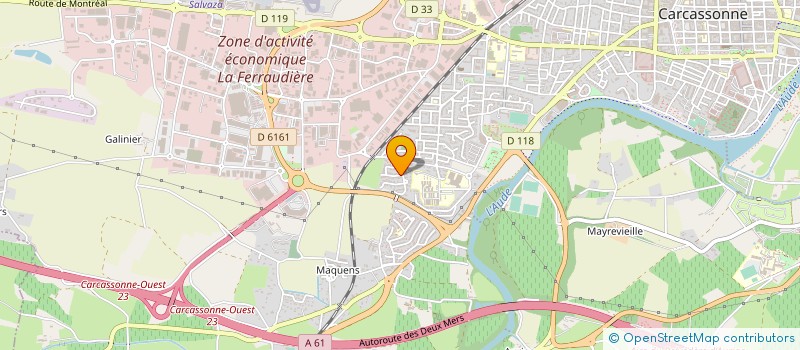 localisation de l'entreprise MONSIEUR CHRISTIAN BOYER  CARCASSONNE