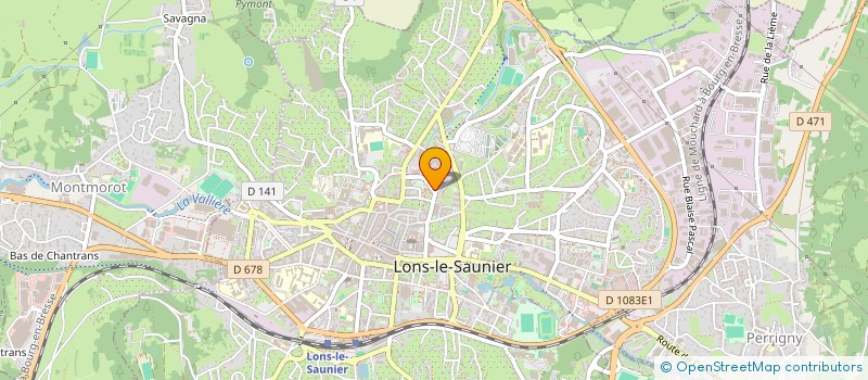 localisation de l'entreprise MONSIEUR CHRISTIAN BOZON à LONS-LE-SAUNIER