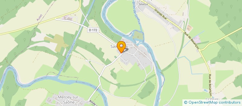 localisation de l'entreprise MONSIEUR CHRISTIAN BRAUD  SEVEUX-MOTEY