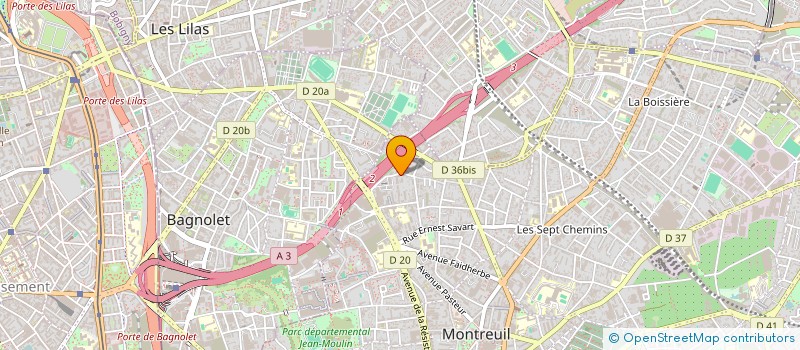 localisation de l'entreprise MONSIEUR CHRISTIAN BRAZUNA à MONTREUIL