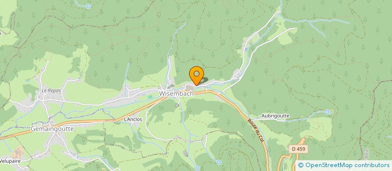 localisation de l'entreprise MONSIEUR CHRISTIAN BRESSON  WISEMBACH