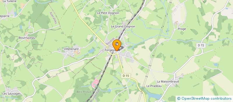 localisation de l'entreprise MONSIEUR CHRISTIAN BRET  SAINT-GERMAIN-BEAUPRE