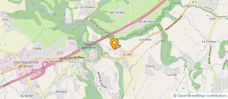 localisation de l'entreprise MONSIEUR CHRISTIAN BRET à ALBY-SUR-CHERAN