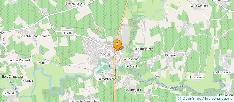 localisation de l'entreprise MONSIEUR CHRISTIAN BRETIN  MOUZILLON