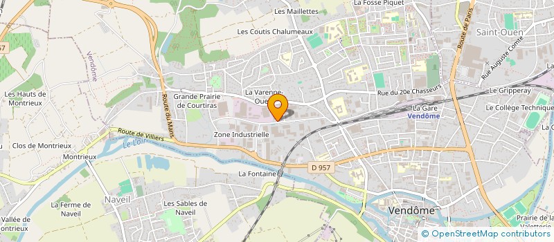 localisation de l'entreprise MONSIEUR CHRISTIAN BRETON à VENDOME