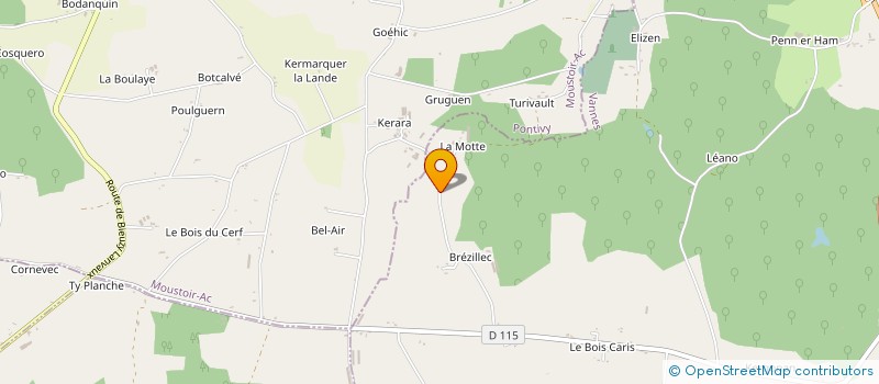 localisation de l'entreprise MONSIEUR CHRISTIAN BRIEN  COLPO