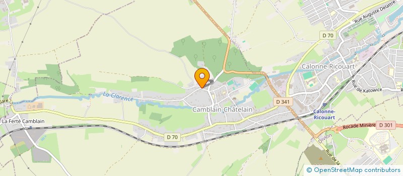 localisation de l'entreprise MONSIEUR CHRISTIAN BRIGE  CAMBLAIN-CHATELAIN