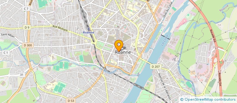 localisation de l'entreprise MONSIEUR CHRISTIAN BROCHAYE  ROANNE