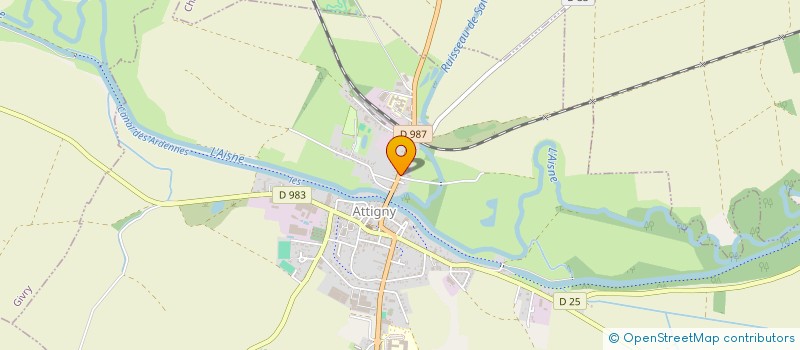 localisation de l'entreprise MONSIEUR CHRISTIAN BROUNEUR  ATTIGNY