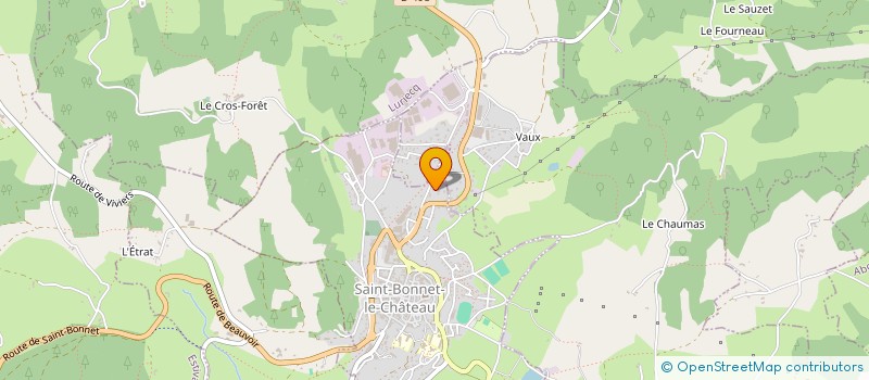 localisation de l'entreprise MONSIEUR CHRISTIAN BROUSSARD  LA TOURETTE