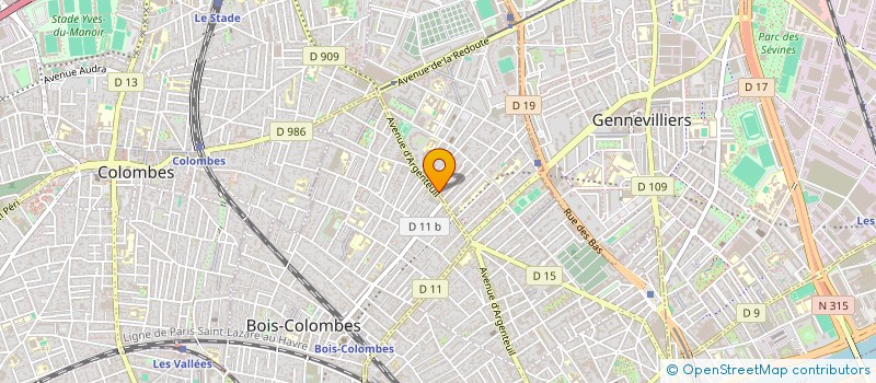 localisation de l'entreprise MONSIEUR CHRISTIAN BROUSSE  ASNIERES-SUR-SEINE