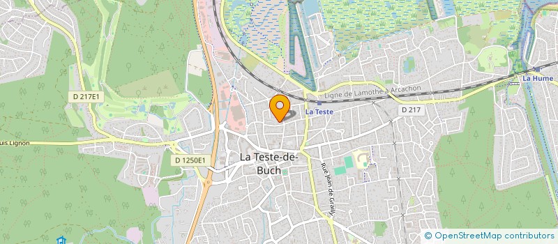 localisation de l'entreprise MONSIEUR CHRISTIAN BROUSTEY à LA TESTE-DE-BUCH