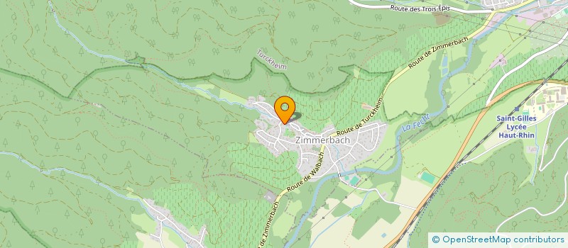 localisation de l'entreprise MONSIEUR CHRISTIAN BRUGGER  WALBACH