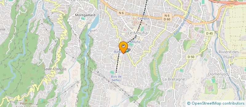 localisation de l'entreprise MONSIEUR CHRISTIAN BRUGUIER  SAINT-DENIS