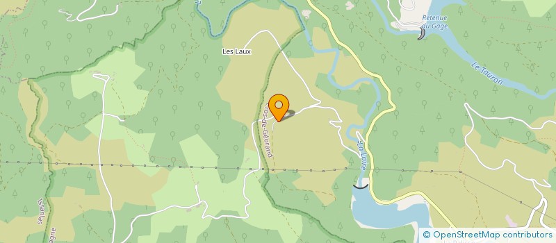 localisation de l'entreprise MONSIEUR CHRISTIAN BRUN  CROS-DE-GEORAND