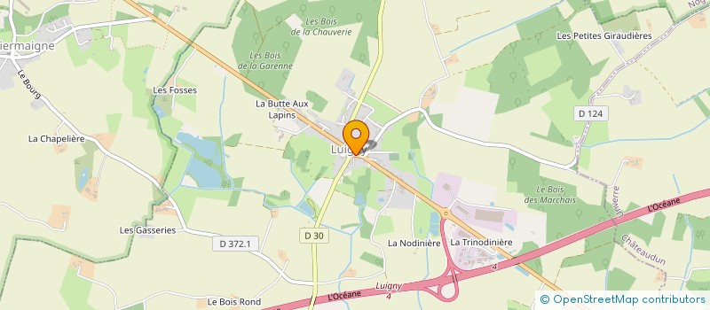 localisation de l'entreprise MONSIEUR CHRISTIAN BRUNEAU à LUIGNY