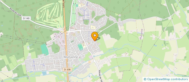 localisation de l'entreprise MONSIEUR CHRISTIAN BRUNEAU  RUAUDIN