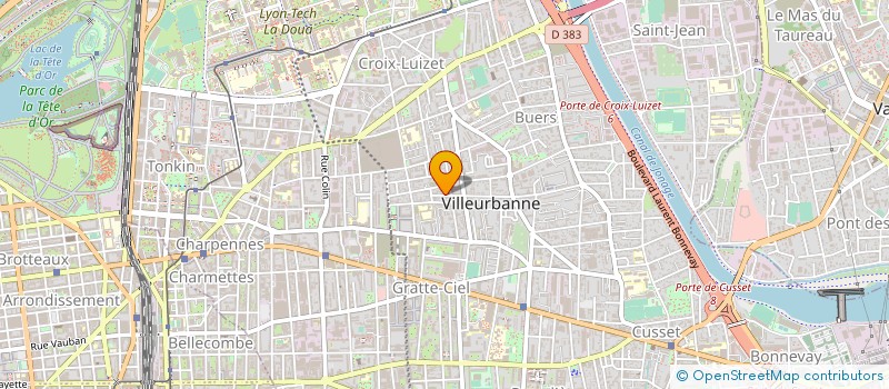 localisation de l'entreprise MONSIEUR CHRISTIAN BRUNET à VILLEURBANNE