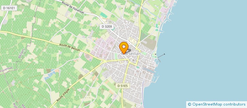 localisation de l'entreprise MONSIEUR CHRISTIAN BRUREAU à MARSEILLAN