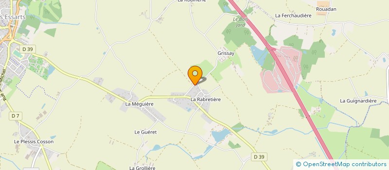 localisation de l'entreprise MONSIEUR CHRISTIAN BRUSSEAU  ESSARTS-EN-BOCAGE