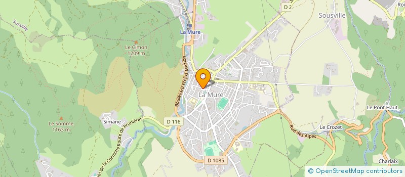 localisation de l'entreprise MONSIEUR CHRISTIAN BUCH  LA MURE