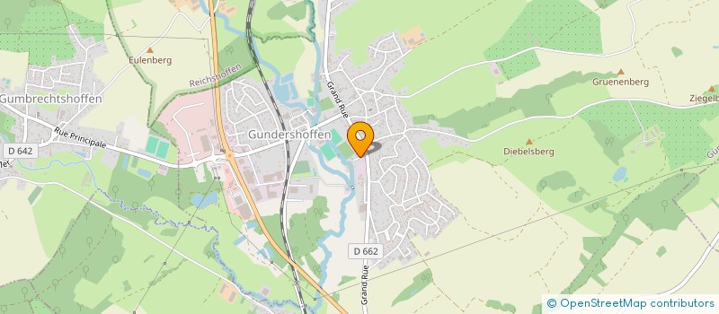 localisation de l'entreprise MONSIEUR CHRISTIAN BUCHERT  GUNDERSHOFFEN