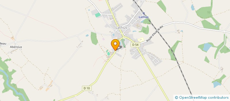 localisation de l'entreprise MONSIEUR CHRISTIAN BUGEON  LATHUS-SAINT-REMY