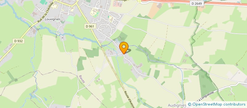 localisation de l'entreprise MONSIEUR CHRISTIAN BULAT  AUDIGNIES