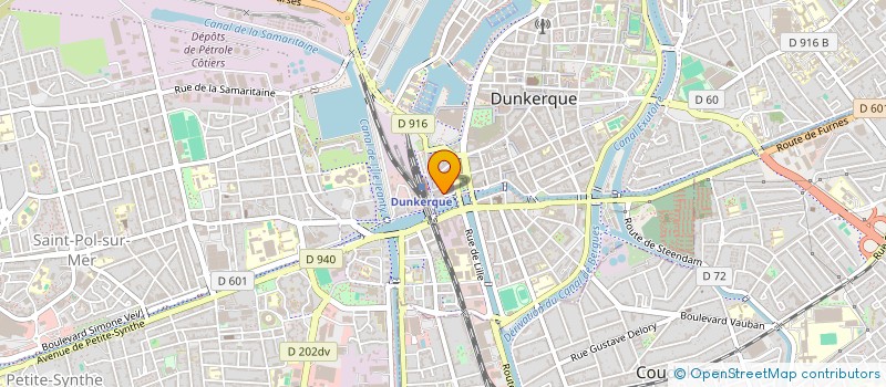 localisation de l'entreprise MONSIEUR CHRISTIAN BULTHE à DUNKERQUE